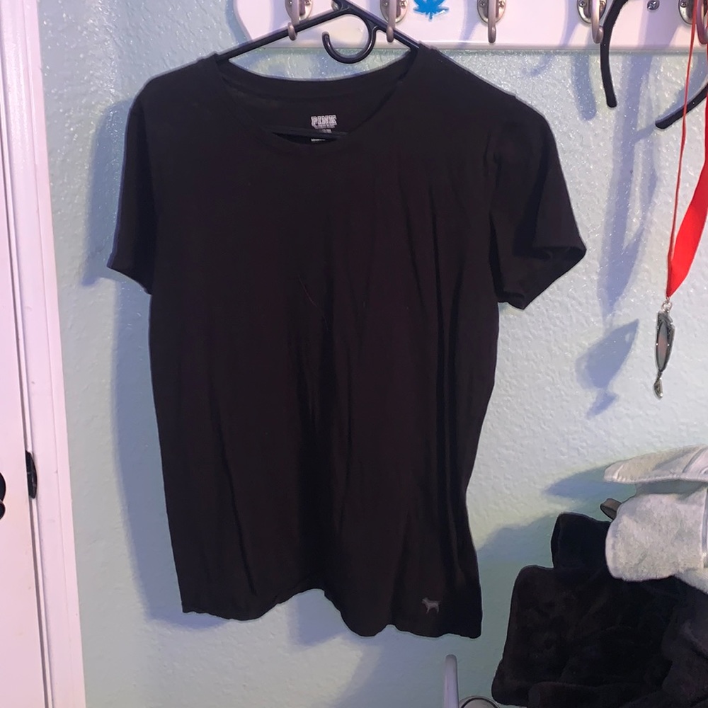 Black Plain tee shirt